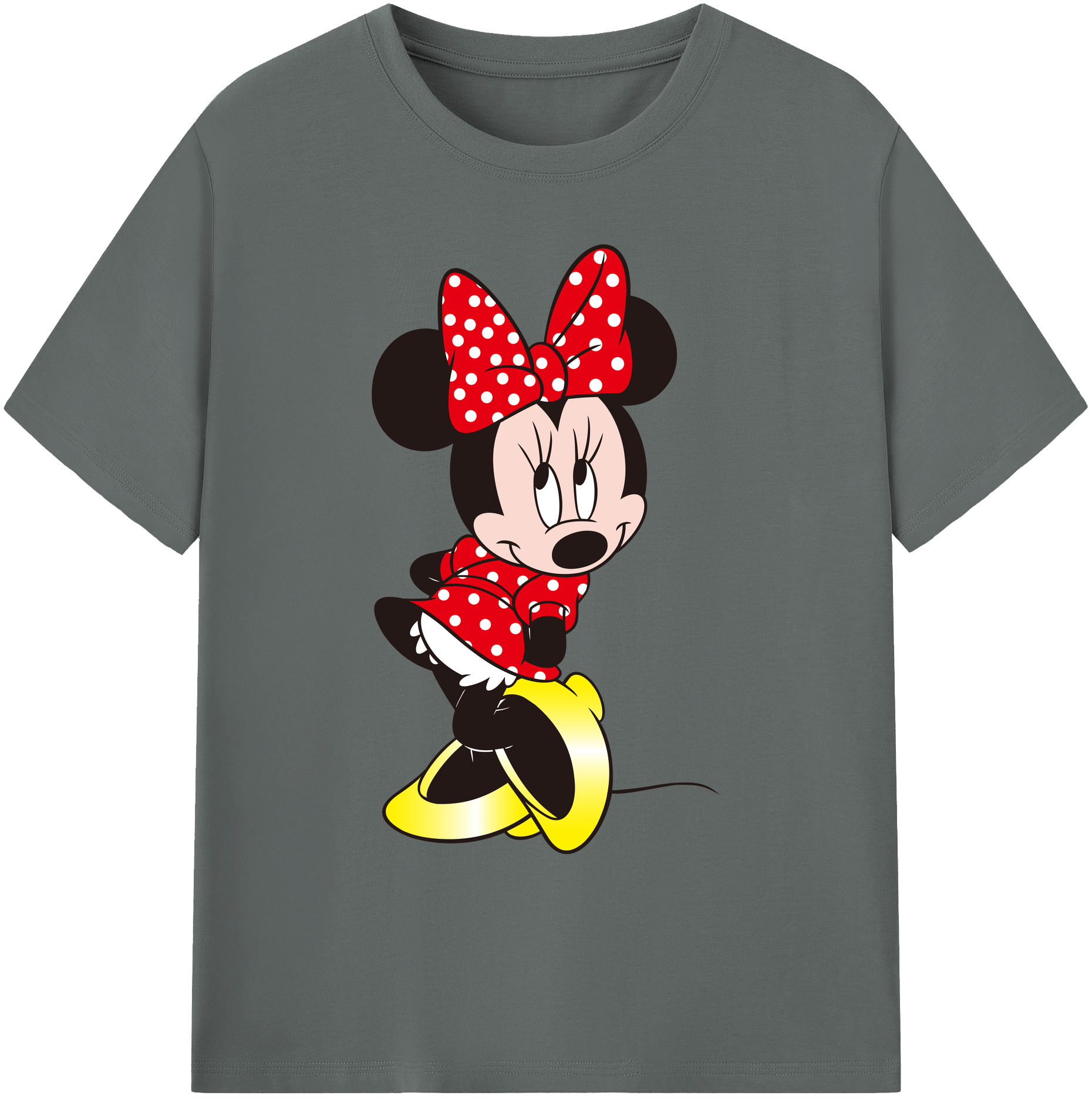 ミッキーマウス Mickey Mouse 綿100％ メンズ半袖Tシャツ｜肌触りやわらか＆通気性